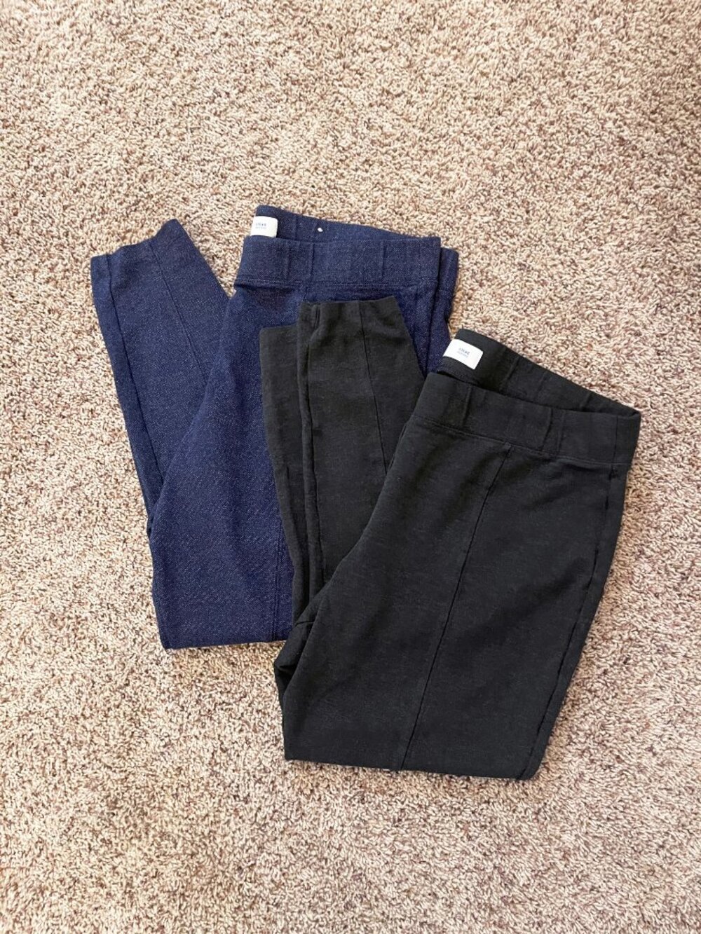 Old Navy Stevie Pull On Pants XL Bundle 2 Grey and Faux Jean Leggings High Rise